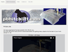 Tablet Screenshot of pbhitchlift.com